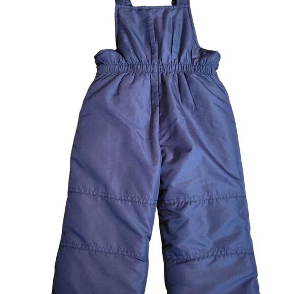 Boy's Size 2T London Fog Snow Bibs Navy Blue - Picture 2 of 4